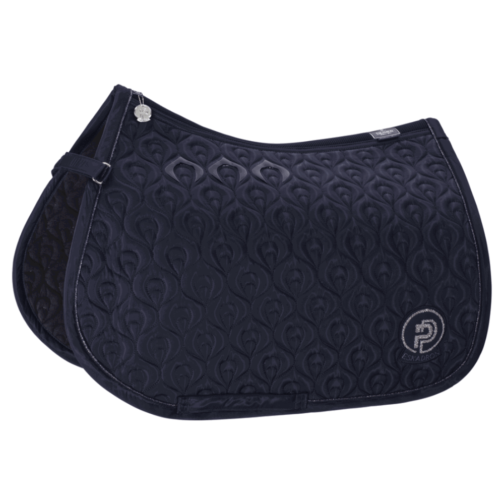 Eskadron Jumping Saddle Pad Highgloss Peacock Platinum Pure SS23