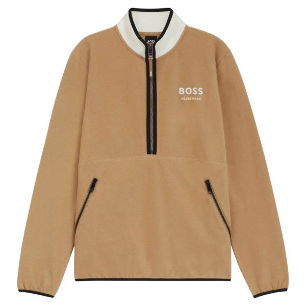 BOSS Equestrian Pullover Damen Fedora Half Zip Felpa FS26