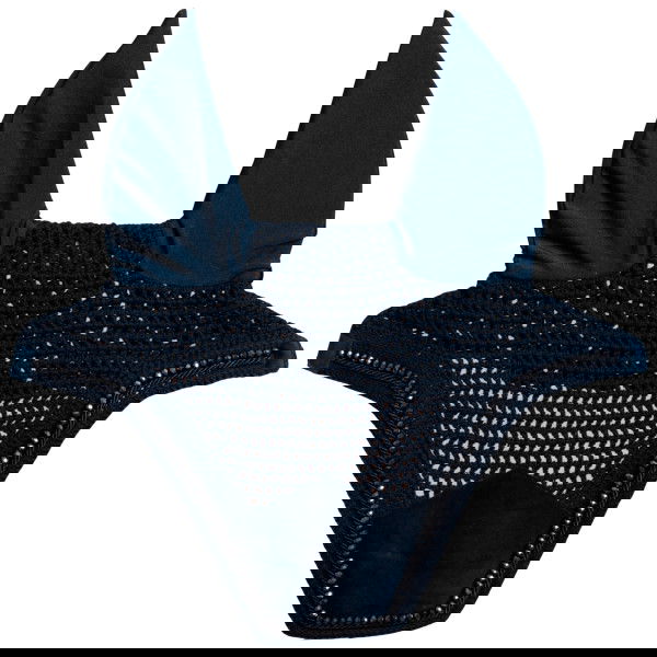 Kentucky Horsewear Fly Bonnet Wellington Velvet Pearls, Fly Cap, Fly Ears, Soundless