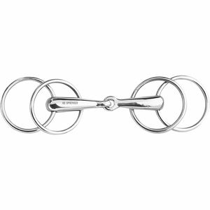 Sprenger Wassertrense mit 4 Ringen, Gebiss Sprenger Wassertrense mit 4 Ringen, Gebiss