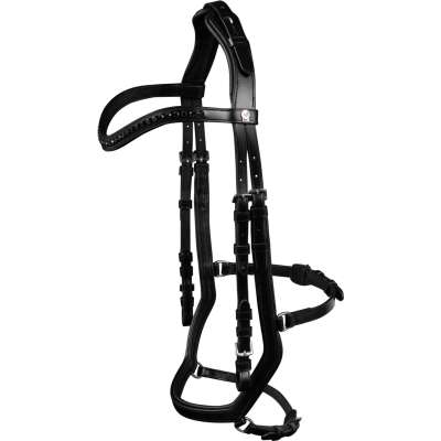 Waldhausen Trense X-Line Relaxation, Micklem, anatomisch, mit Zügeln