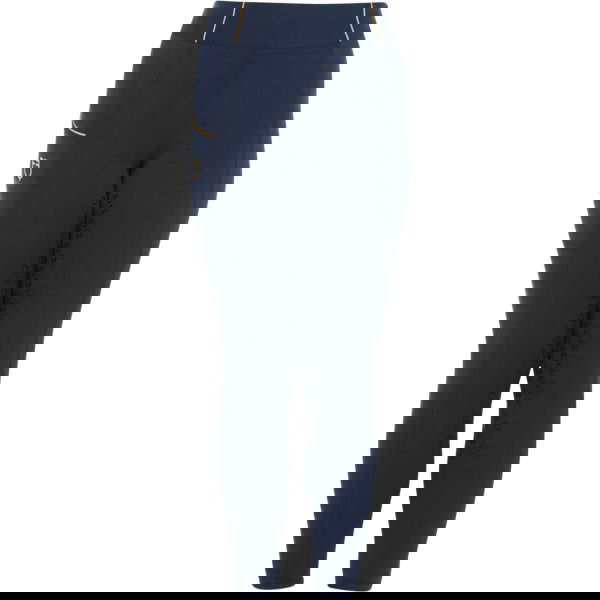 Equestro Reitleggings Mädchen Slim Fit, Vollbesatz, Full-Grip, High Waist