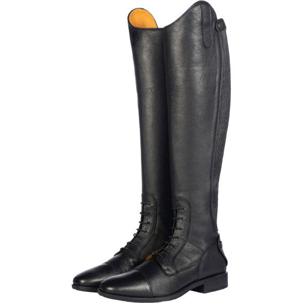 HKM Reitstiefel Titanium Style, Lederreitstiefel, Damen, Herren, schwarz