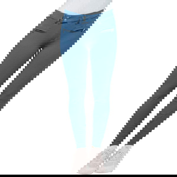 Samshield Women's Riding Breeches Adele Holo Crystal Leaf, Knee Seat, Knee-Grip