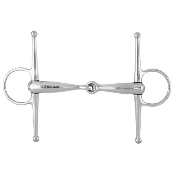 Waldhausen Single Broken Gag Bit, Solid, Stainless Steel