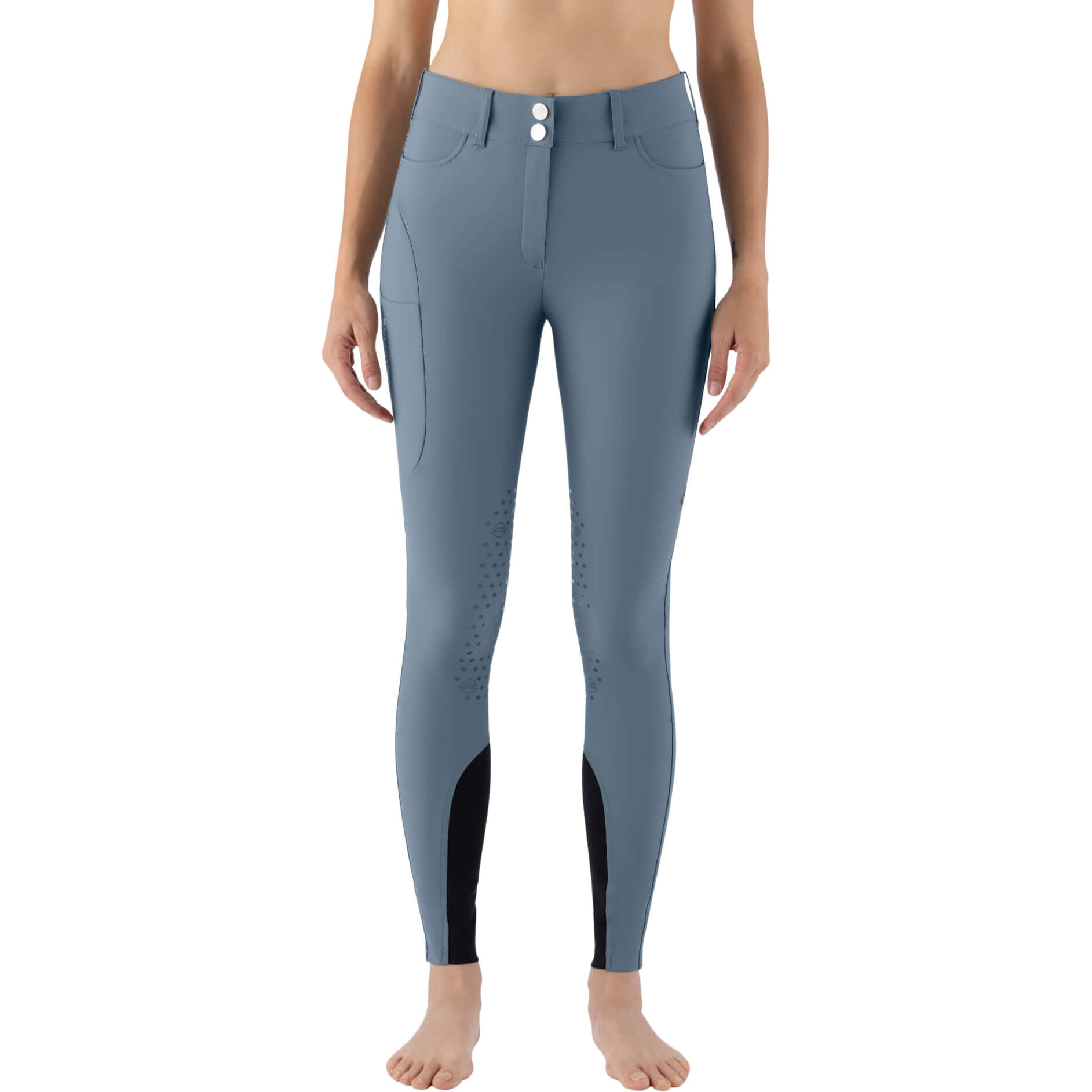 Equiline Reithose Damen Eqcusmakh FS26, Kniebesatz, Knee-Grip, High Waist