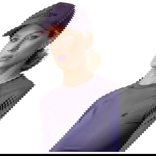 Equestrian Stockholm Cap Dark Violet Cotton