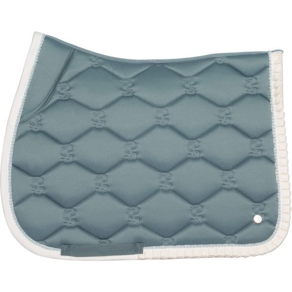 PS of Sweden Saddle Pad Ruffle Pearl SS24, Jumping Saddle Pad