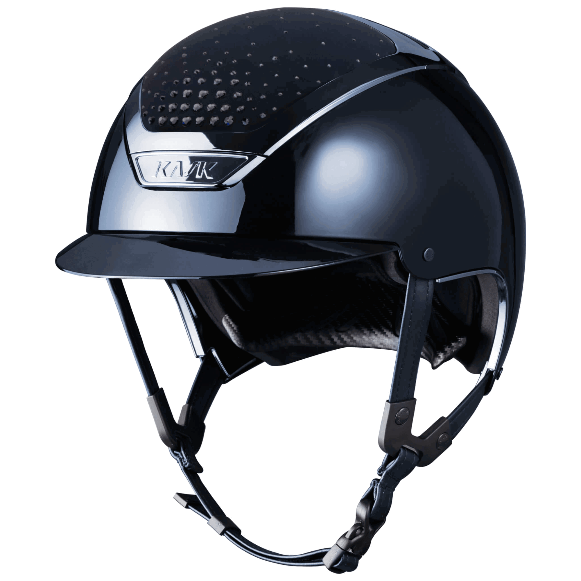 Kask Reithelm Dogma Pure Shine Swarovski Passage Graphite