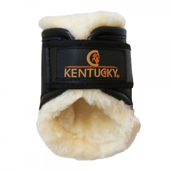 Kentucky Horsewear Streichkappen Turnout Boots Leder, mit Kunstfell