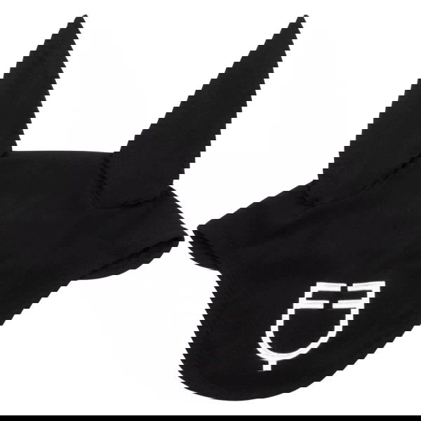 Equestro Fliegenhaube Stretch with Logo, Fliegenmütze, Fliegenohren