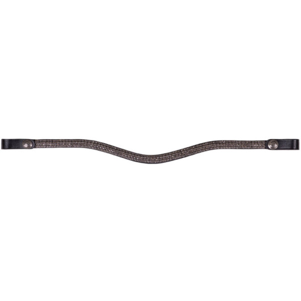 QHP Browband Fayen HW24, curved, with Press Stud