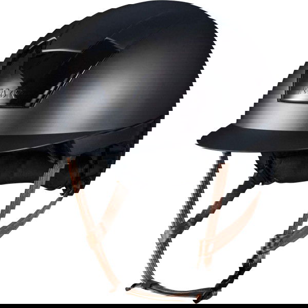 Kask Riding Helmet Kooki Matt Chinstrap Leather Light Brown