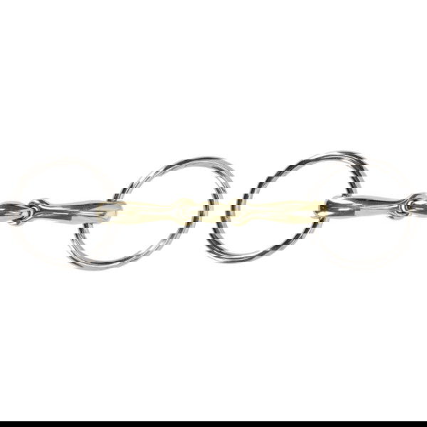 QHP Wassertrense Anatomisch, Argentan, doppelt gebrochen, Gebiss