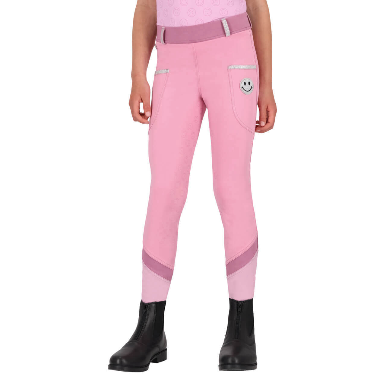 QHP Reitleggings Mädchen Rosalynn Junior FS26, Vollbesatz, Full-Grip