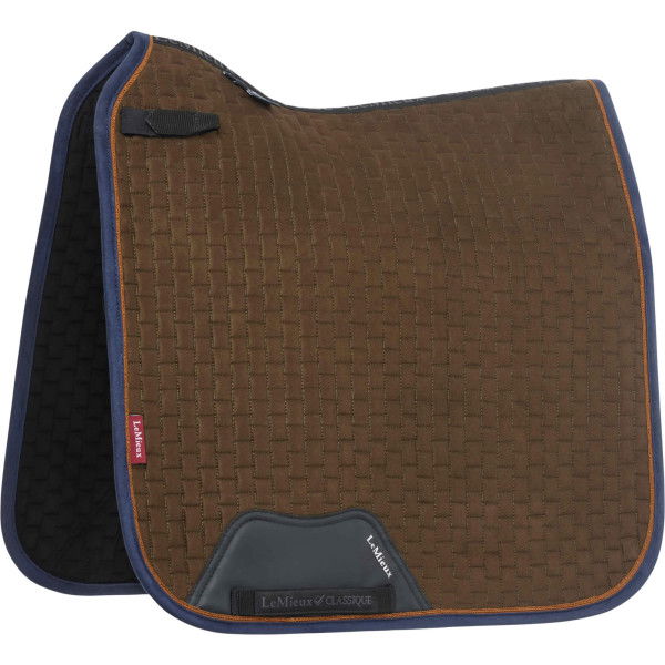 LeMieux Saddle Pad Suede Dressage Square FW24, Dressage Saddle Pad