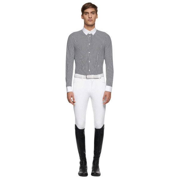 Cavalleria Toscana Turniershirt Herren Guibert, langarm