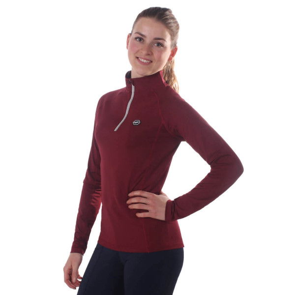 QHP Shirt Damen Florence, Trainingsshirt, langarm