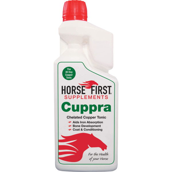 Horse First Cuppra, Ergänzungsfuttermittel, Kupfer, Liquid