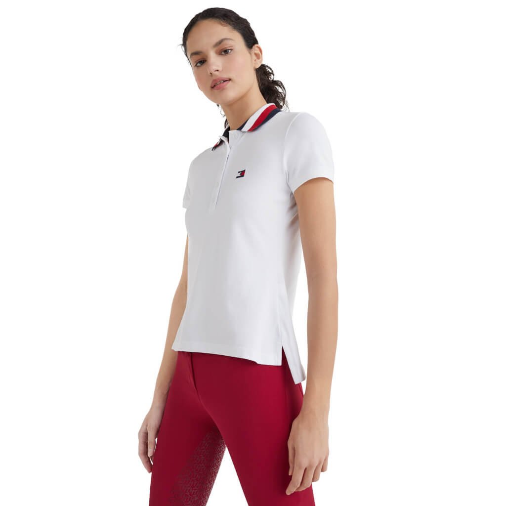 Tommy Hilfiger Equestrian Women's Polo Shirt Style SS22 FUNDIS