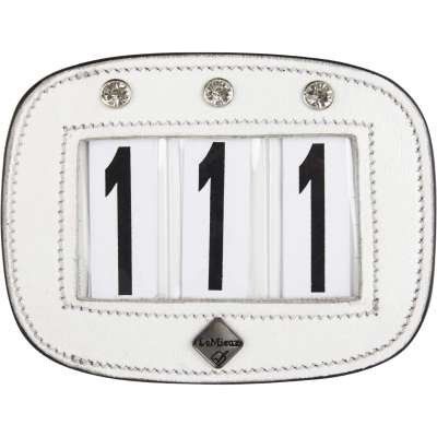 LeMieux Startnummer Diamante, Saddle Pad Number Holder, Kopfnummer, Turniernummer, 3-stellig