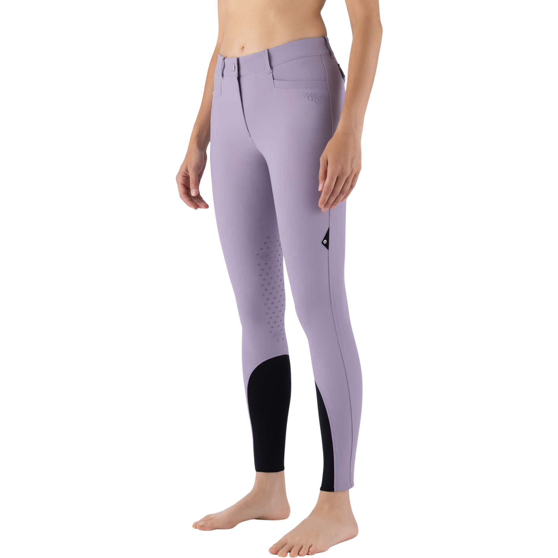 Equiline Reithose Damen Eqgurk FS26, Kniebesatz, Knee-Grip
