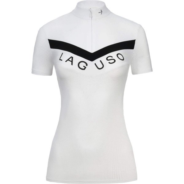 Laguso Women's Competition Shirt Vina Logo P2 SS24, Competition Blouse, Short Sleeve