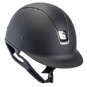 Samshield Reithelm Classic Shadowmatt, Trim Titanium, Blason Black Chrome Samshield Reithelm Classic Shadowmatt, Trim Titanium, Blason Black Chrome
