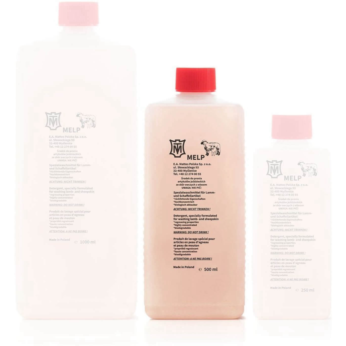 Mattes Lammfell Waschmittel Melp