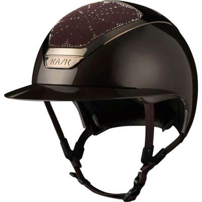 Kask Reithelm Star Lady Pure Shine Swarovski Riviera Greige