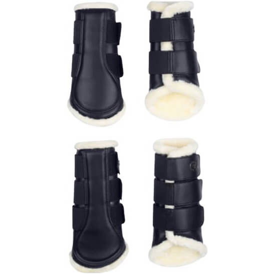 PS of Sweden Tendon Boots Premium FW24, Set of 4, Faux Fur