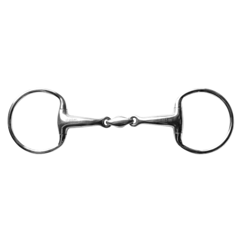 Stübben Steeltec Olivenkopftrense 2634, Edelstahl, doppelt gebrochen