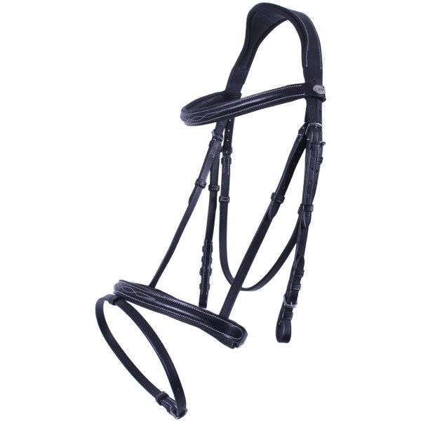 QHP Bridle, Snaffle Bridle, with Reins