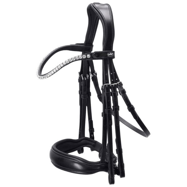 Schockemöhle Sports Double Bridle Milazzo, Swedish Noseband, without Reins