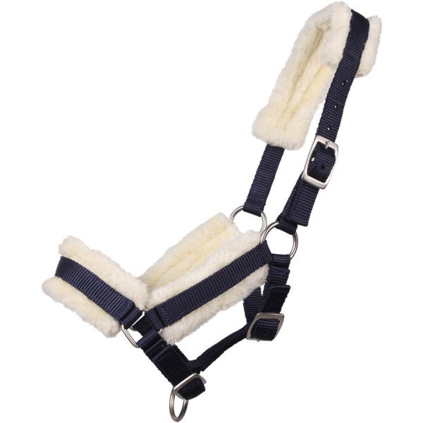 QHP Foal Halter with Faux Fur