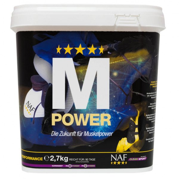 NAF M Power, Muskelaufbau, Ergänzungsfuttermittel