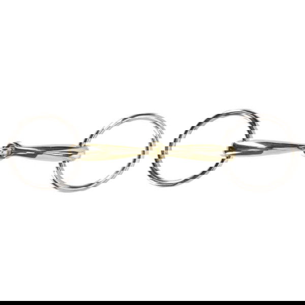 QHP Loose Ring Bit Anatomical, Argentan, Single Broken