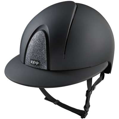 KEP Reithelm Smart NOVA Matt Silver Star mit Polo-Schirm