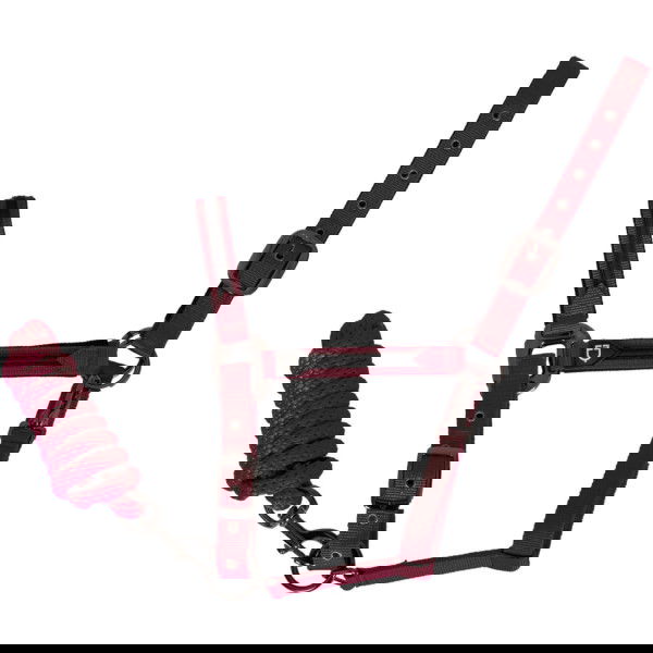 Equestro Halter Set, Nylon Halter, with Lead Rope