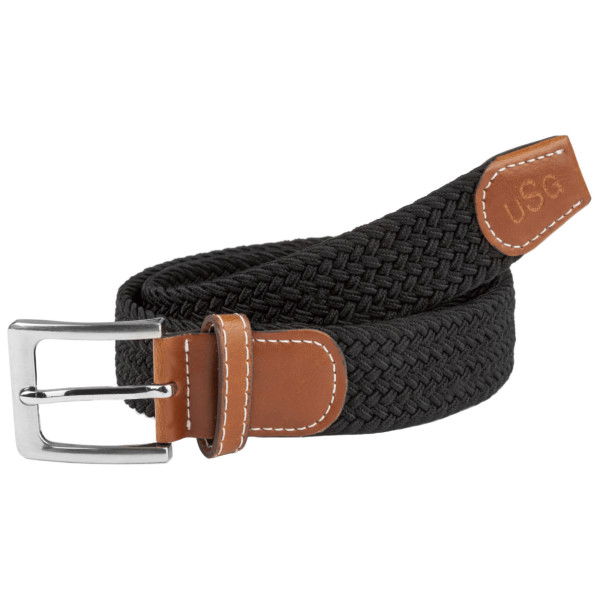 USG Belt Casual, Braided Belt, Elastic