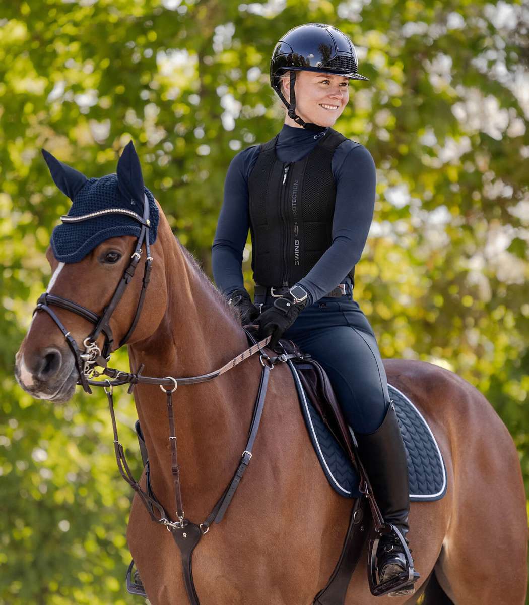 SWING Reithelm H24 Shine - Modischer Reithelm Mit Perfekter Passform