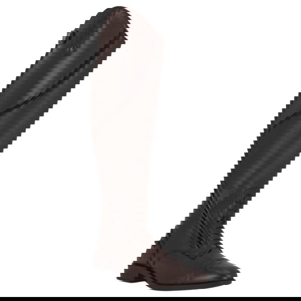 QHP Reitstiefel Damen Tamar, Lederreitstiefel, Braun