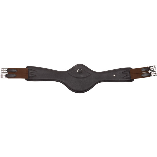 Imperial Riding Sattelgurt IRH anatomisch mit Rollenschnallen, Langgurt, Leder