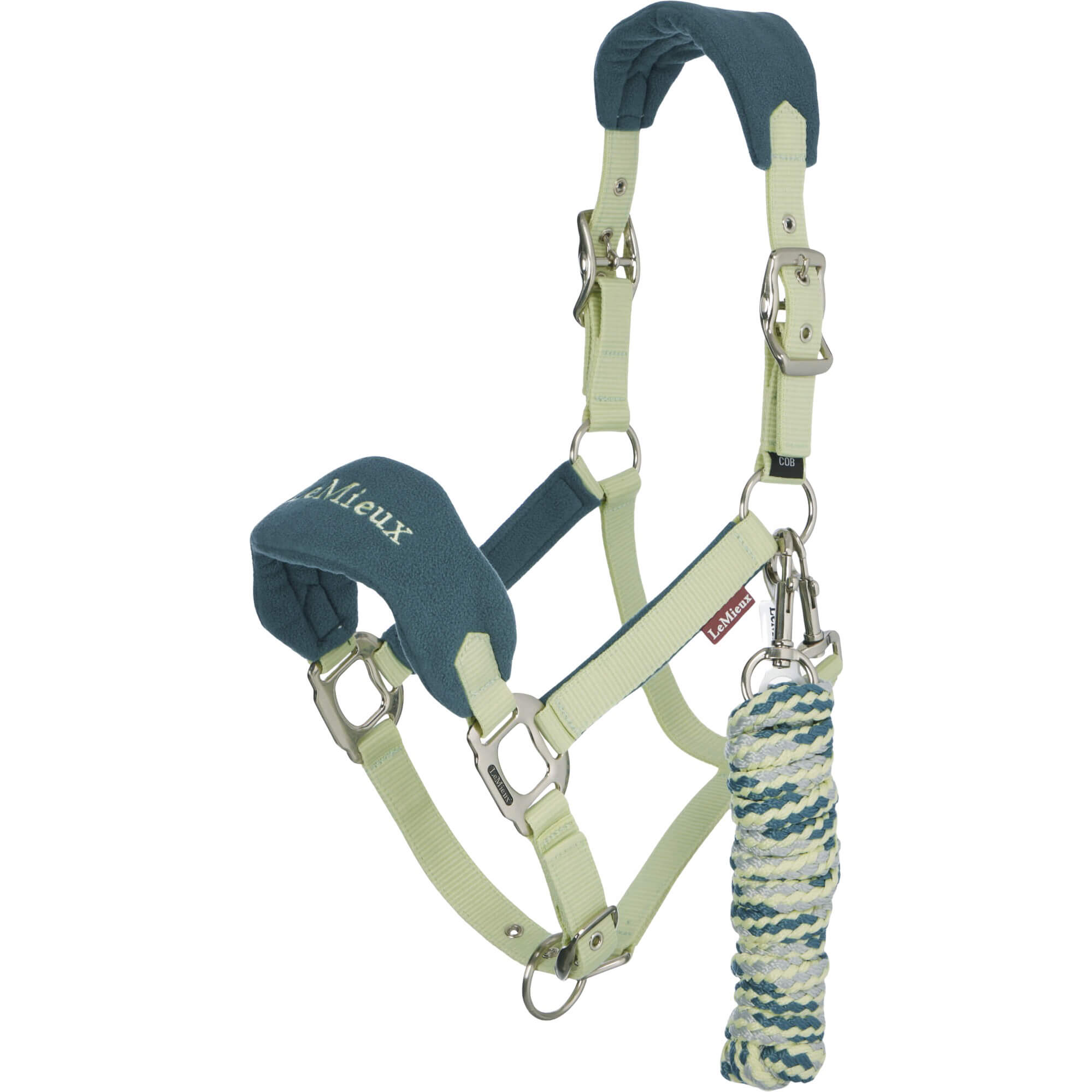 LeMieux Halfter Set Vogue FS26, Nylonhalfter, mit Führstrick