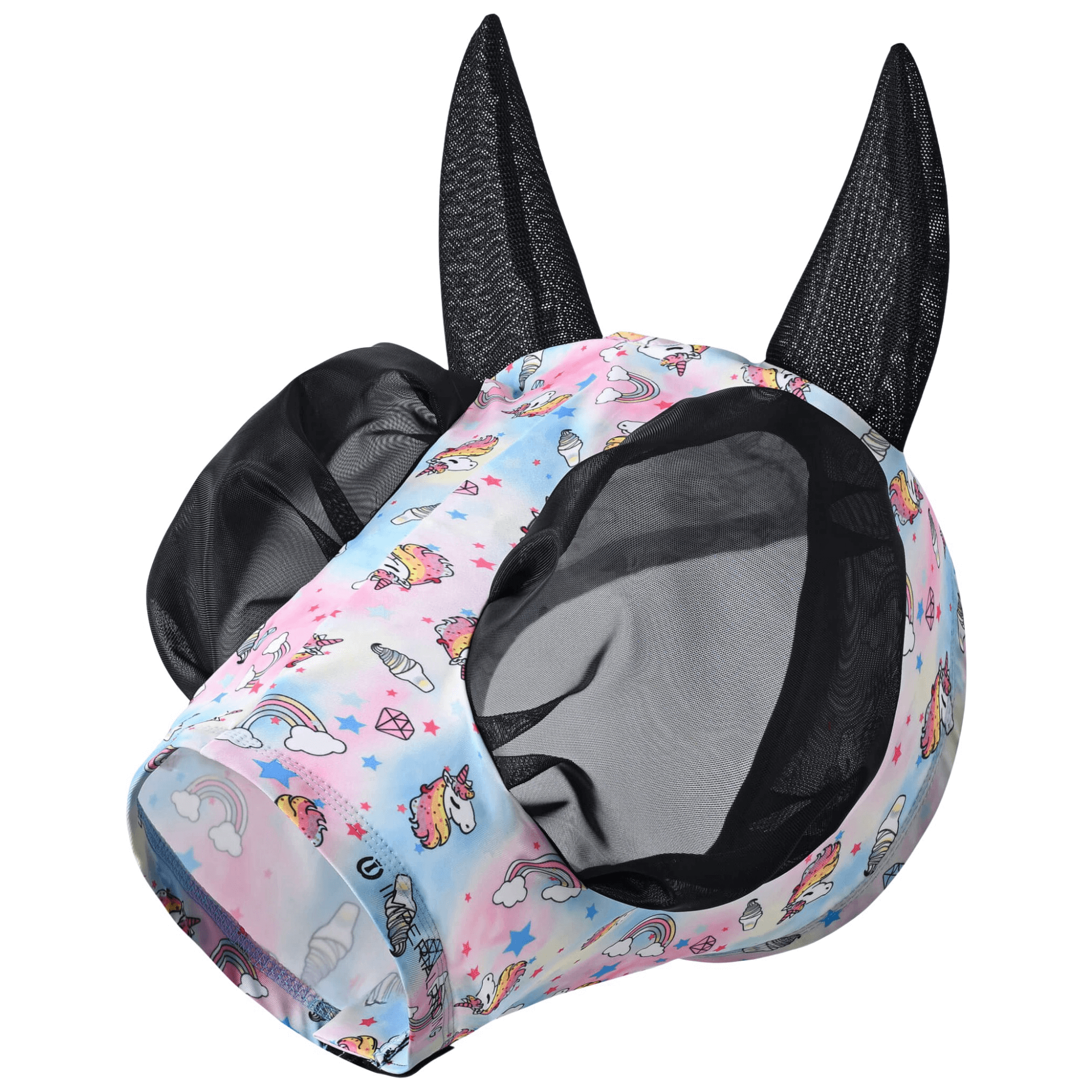 Imperial Riding Fliegenmaske IRHTrail ride, Fliegenschutzmaske, mit Ohren, UV-Schutz