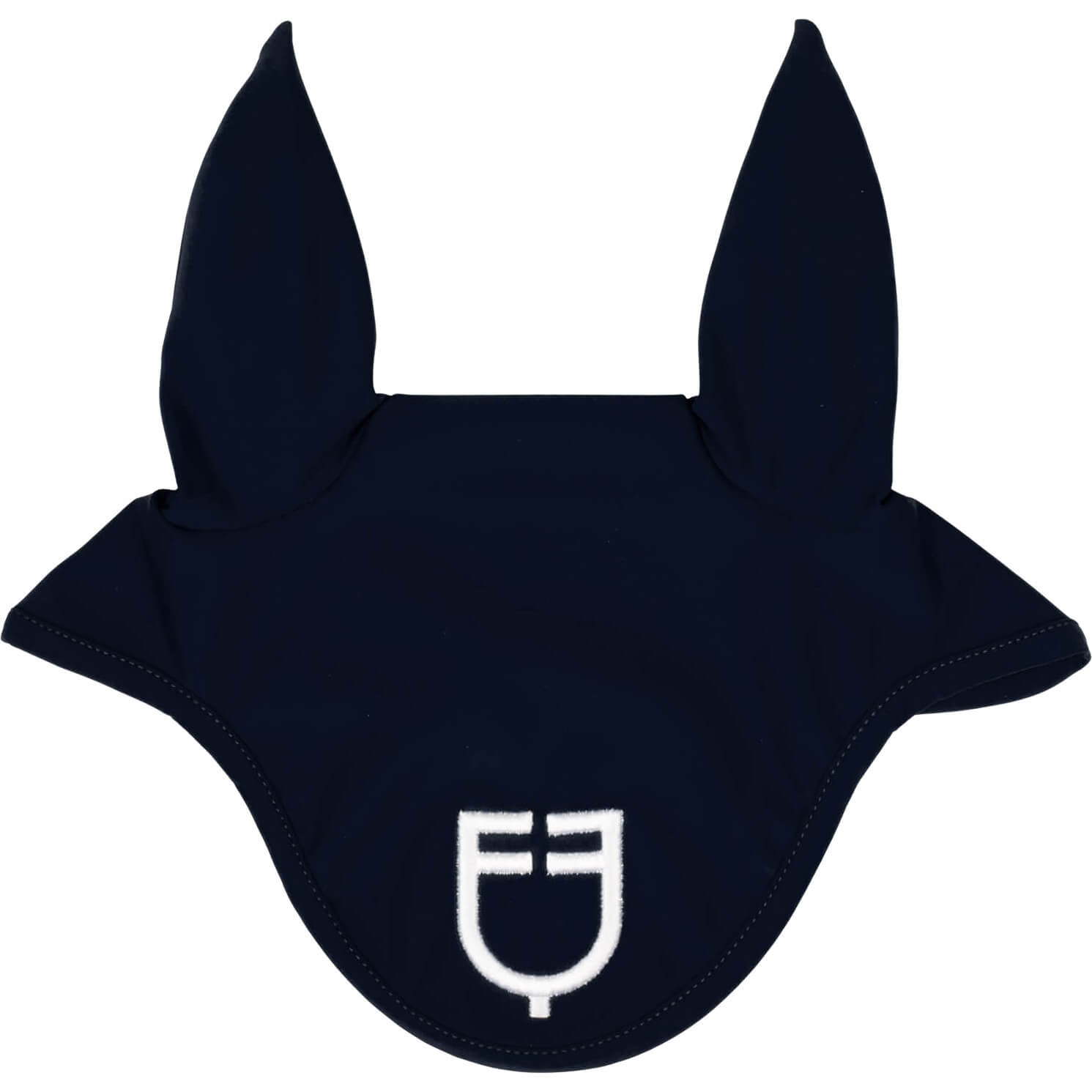 Equestro Fliegenhaube Technical Fabric with Logo FS26, Fliegenmütze, Fliegenohren