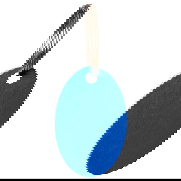 Grooming Deluxe Namensschild Oval, Metall, Anhänger