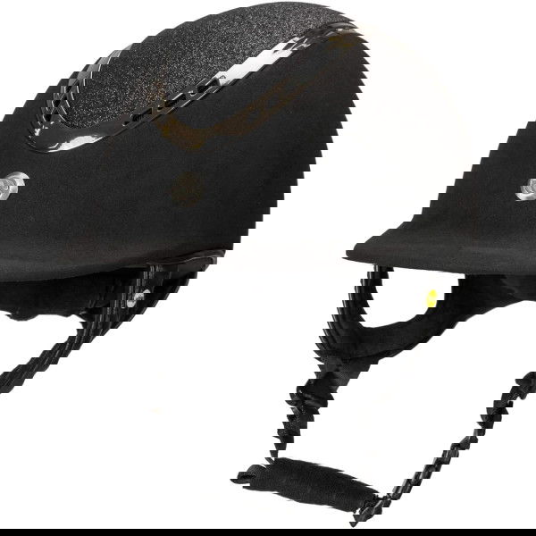 Back on Track Riding Helmet EQ3 Pardus Microfibre, with Glitter