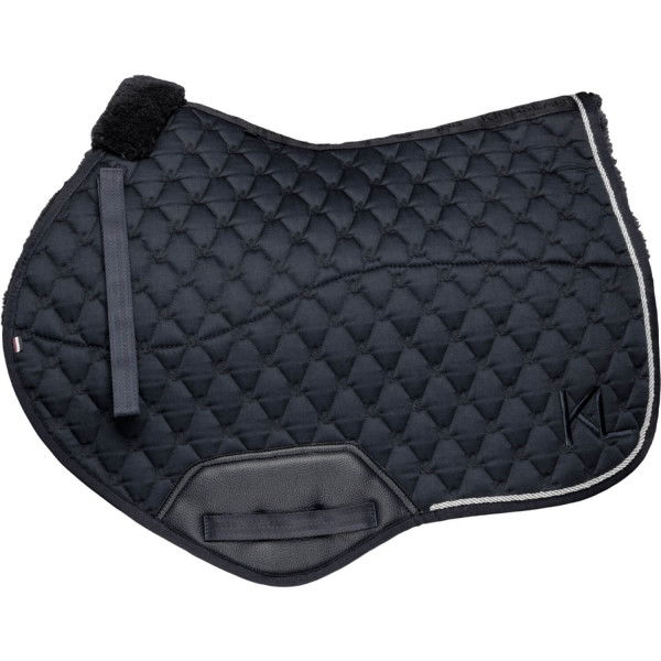 Kingsland Saddle Pad KLvivian FW24, Jumping Saddle Pad, with Lambskin