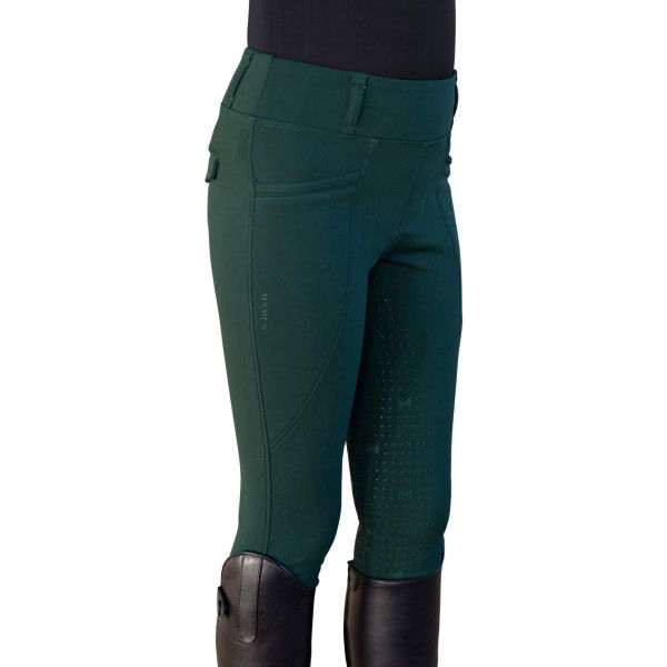 Maximilian Equestrian Kids' Riding Leggings Winter Pro, Winter Riding Leggings, Full-Grip